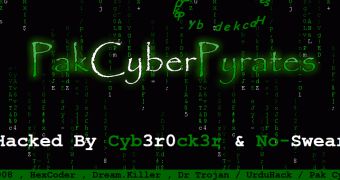 Pakistan Cyber Pyrates take down a few websites