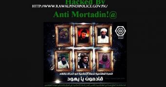Rawalpindi police website defaced
