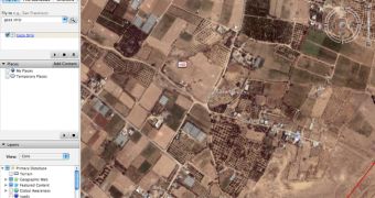 Gaza Strip on Google Earth