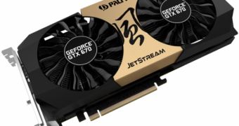 Palit Announces GeForce GTX 670 JetStream Pre-Overclocked Video Card