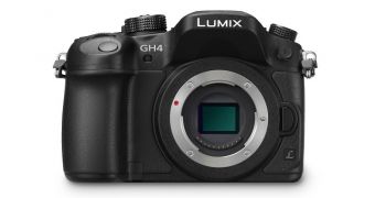 Picture showing the current 4K-ready Panasonic GH4
