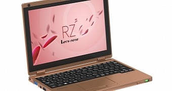 Panasonic Let’s Note RZ4 in copper