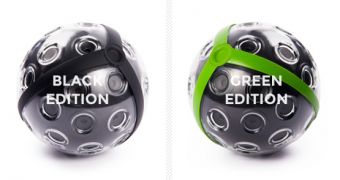 Panoramic Ball Camera Captures High-Res 360-Degree Interactive Images