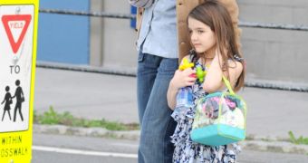 Suri Cruise, 7, is the daughter of Tom Cruise and ex-wife Katie Holmes