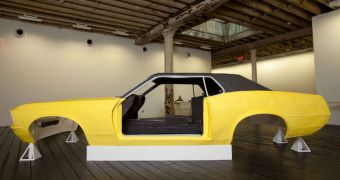 Paper-based Ford Mustang, designed by Jonathan Brand