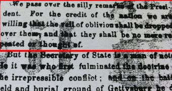 The Patriot-News of central Pennsylvania was not a fan of Lincoln's in 1863