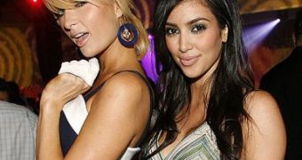 As they once were: BFFs Paris Hilton and Kim Kardashian