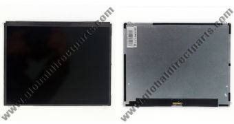 Alleged iPad 2 LCD screen (front, back)