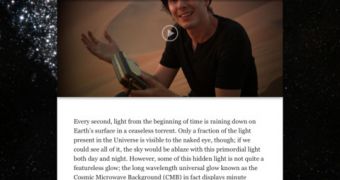 Brian Cox's Wonders of the Universe application