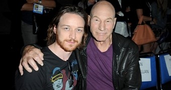 James McAvoy and Patrick Stewart play Professor Xavier in “X-Men,” the rebooted franchise and the original one