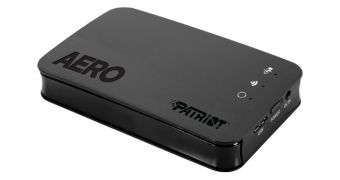 Patriot Aero, a Wi-Fi Portable Hard Disk Drive