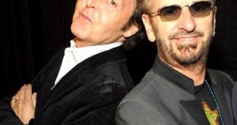 Former Beatles members, Paul McCartney and Ringo Starr