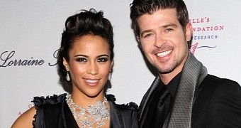 Paula Patton and Robin Thicke spent Christmas together but they're not reconciling