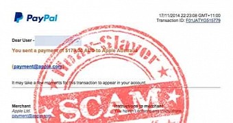 Fraudulent email from crooks