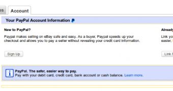 Linking eBay account with PayPal