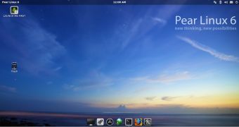 Pear Linux 6 Alpha 4 Features New Dock