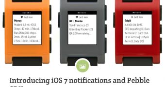 Pebble smartwatch update