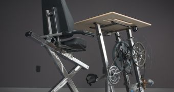 Innovative desk lets you exercise, work, produce electricity at the same time
