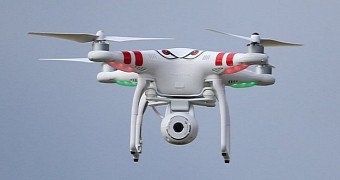 Drones are used to harass people