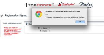 Persistent XSS Flaws on TopCoder.com Allow Hackers to Lower Ranks of Members (Updated)