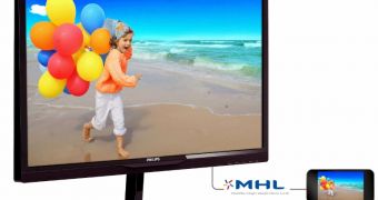 Philips 28-inch MHL monitor