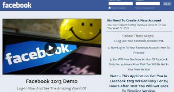 Phishers Promise Users a Demo of the Facebook 2013 App