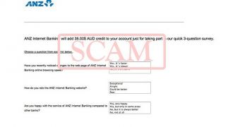 Phishing Alert: ANZ Internet Banking Online Survey