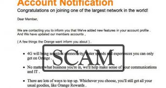 Orange phishing scam (click to see full)