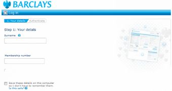 Barclays phishing site