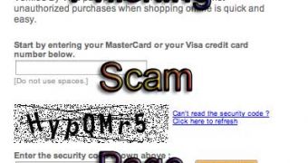 MasterCard / Visa phishing website