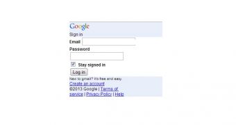Gmail phishing website for mobile devices