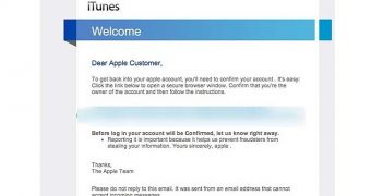 Apple phishing scam