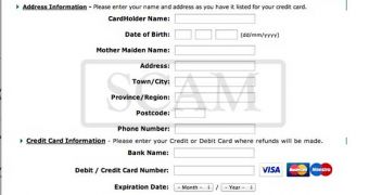 HMRC phishing website