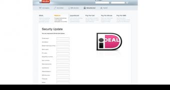 iDeal phishing website