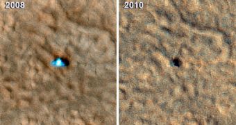 Photos of Phoenix, snapped in 2008 and 2010, informed NASA in declaring the robot dead