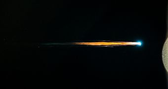 ATV-4 Albert Einstein burned high in Earth's atmosphere on November 2, 2013