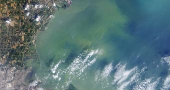 Photo of the Day: Algal Bloom in Lake Erie as Seen from Space