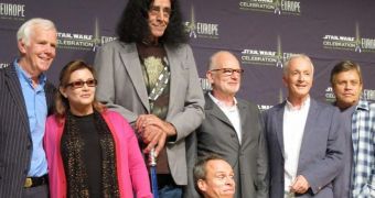 “Star Wars” actors after 30 years at convention in Germany