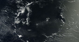 NASA photo shows ring-shaped cloud hovering over the Pacific