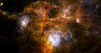 Photo Shows cloud of gas and dust 8,800 light-years from our planet
