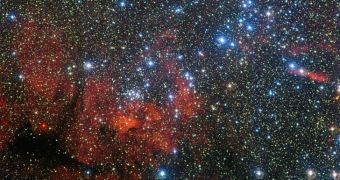 Scientists release photo of star cluster NGC 3590