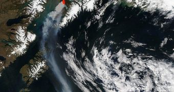 NASA photo shows smoke resulting from wildfire in Alaska as seen from space