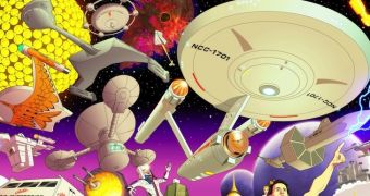 Poster brings together all the characters in the “Star Trek” original series
