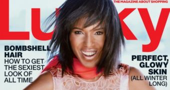 Kerry Washington looks uncharacteristically creepy, unrecognizable on the cover of Lucky