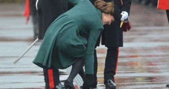 Duchess of Cambridge has slight mishap on St. Patrick’s Day ceremony