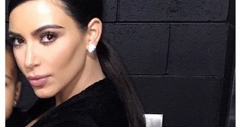 Kim Kardashian crops Nori out of selfie, because of course