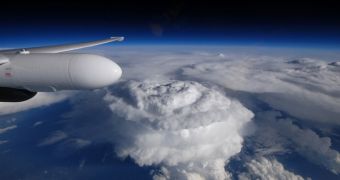 NASA photo shows dome-like cloud hovering over North Carolina, US