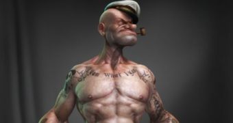 Spooky: this is how Popeye would look in real life