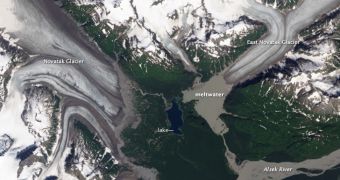 Photo of the Day: Retreating Glaciers in Alaska as Seen from Space