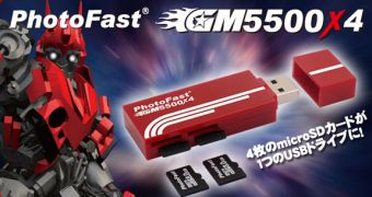 PhotoFast launches memory card/USB flash drive hybrid